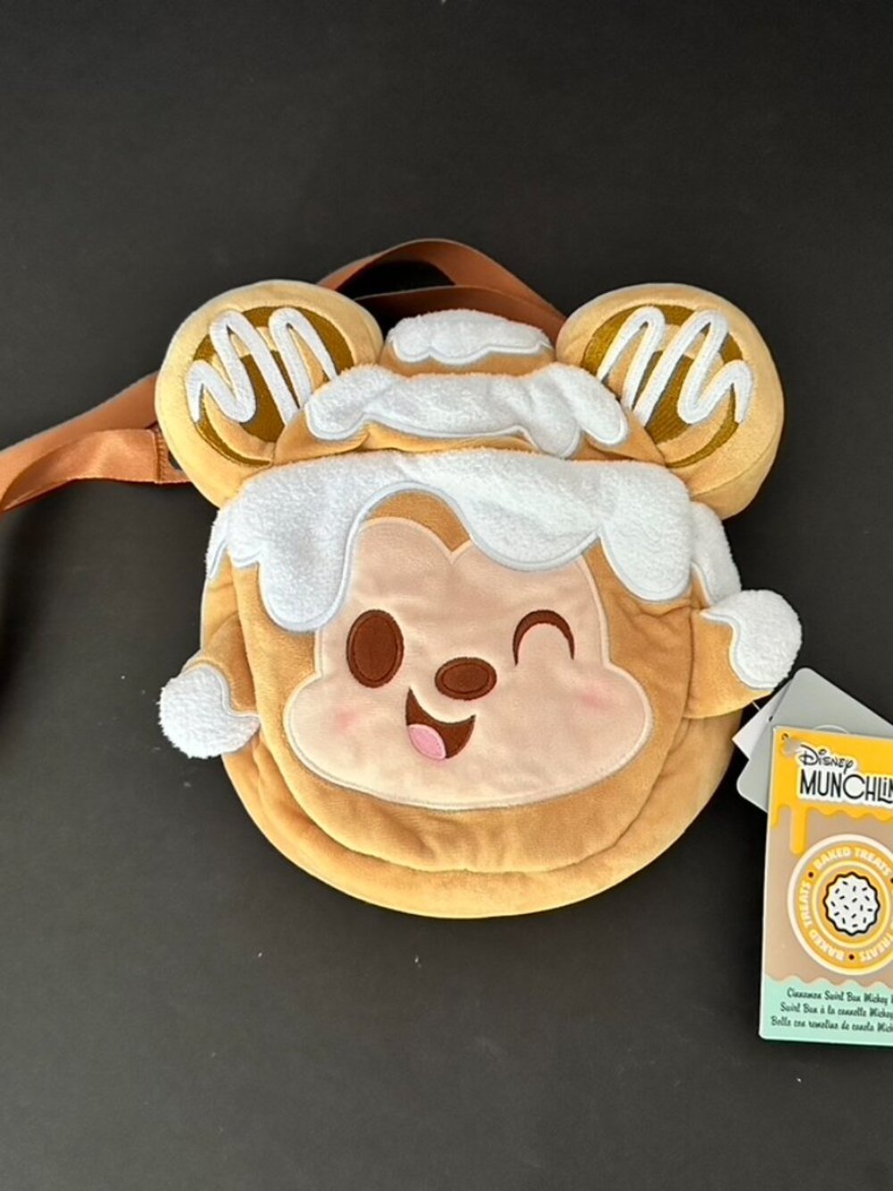 Disney Cinnamon Swirl Munchling Plush Crossbody Bag NEW